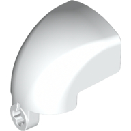 Large Figure Mask / Visor with Axle Hole White