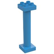 Duplo Support Column 2 × 2 × 6 Round with Open Latticed Back Dunkelazur