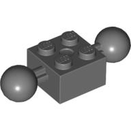Technic Brick Special 2 × 2 with 10.2mm Balls [Center Mold Indention]