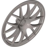 Wheel Cover 7 Spoke with Axle Hole - 56mm D. [Fits 44772] in Perlhellgrau