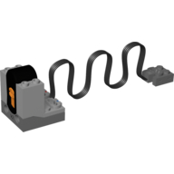 Receiver Unit, IR, Power Functions, with V2 Print Hellblaugrau