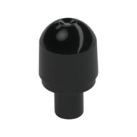 Light Cover 1 × 1 Round with Internal Bar / Bionicle Barraki Eye Black