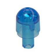 Light Cover 1 × 1 Round with Internal Bar / Bionicle Barraki Eye Trans-Dark Blue