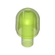 Light Cover 1 × 1 Round with Internal Bar / Bionicle Barraki Eye Transparent-Hellgrün