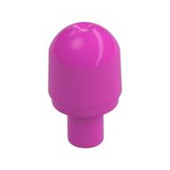 Light Cover 1 × 1 Round with Internal Bar / Bionicle Barraki Eye Dark Pink