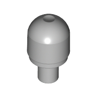 Light Cover 1 × 1 Round with Internal Bar / Bionicle Barraki Eye Light Bluish Gray