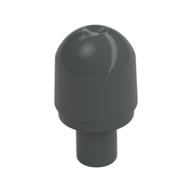 Light Cover 1 × 1 Round with Internal Bar / Bionicle Barraki Eye Dunkelblaugrau