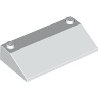 Brick Sloped 33° 3 × 6 No Inner Walls White