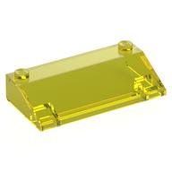 Brick Sloped 33° 3 × 6 No Inner Walls Trans-Yellow