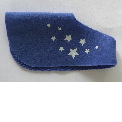 Belville, Animal / Creature Accessory, Horse Blanket, Non-Opening, with White Glitter Stars Print Medium Violet