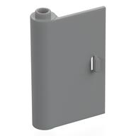 Door 1 × 3 × 4 Left - Open Between Top and Bottom Hinge Hellblaugrau