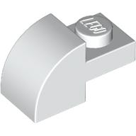 Bogenstein 1 × 2 × 1 mit gebogen oben