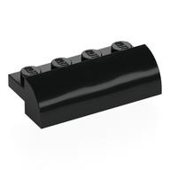 Bogenstein 2 × 4 × 1 Schwarz