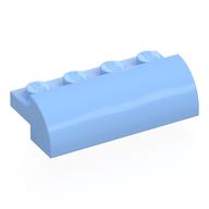 Bogenstein 2 × 4 × 1 Leuchtendes Hellblau