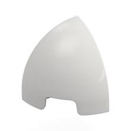 Brick Round Curved 1 × 1 × 1 Quarter Dome White