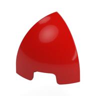 Brick Round Curved 1 × 1 × 1 Quarter Dome Red