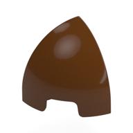 Brick Round Curved 1 × 1 × 1 Quarter Dome Rotbraun