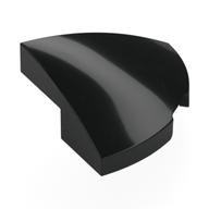 Brick Round Corner, Curved 2 × 2 × 2/3 Quarter Circle With 1 × 1 Bottom Cutout Schwarz