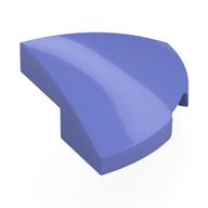 Brick Round Corner, Curved 2 × 2 × 2/3 Quarter Circle With 1 × 1 Bottom Cutout Blue Violet