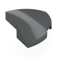 Brick Round Corner, Curved 2 × 2 × 2/3 Quarter Circle With 1 × 1 Bottom Cutout Dunkelblaugrau