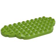 Duplo Plate 12 × 6 Rounded (Cloud) Lime
