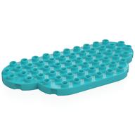 Duplo Plate 12 × 6 Rounded (Cloud) Medium Azure