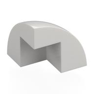 Brick Round Corner, Curved 2 × 2 × 1 2/3 Quarter Dome with 1 Cutout