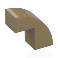 Bogenstein 1 × 2 × 1 2/3 mit 1 Aussparung Dunkelbeige