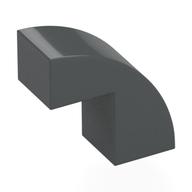 Brick Curved 1 × 2 × 1 2/3 with 1 Cutout Dark Bluish Gray