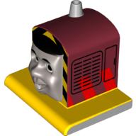 Duplo Train Front, Thomas & Friends, Salty Face Dark Red