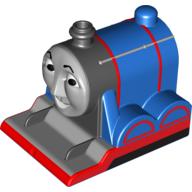 Duplo Train Front, Thomas & Friends, Gordon Face Blau