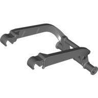 Duplo Digger / Sweeper Arm, with Handle 8 × 7 × 2 Dark Bluish Gray