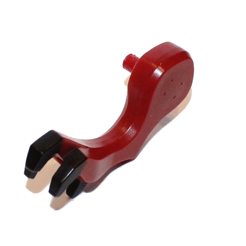 Creature Body Part, Dragon Arm, Left with Black Claws Pattern Dark Red