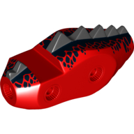 Creature Body Part, Dragon Torso with Black Dorsal Scales Pattern Rot