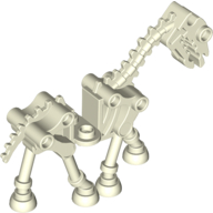 Creature, Horse / Thestral, Skeletal / Skeleton Nachtleuchtend Weiß