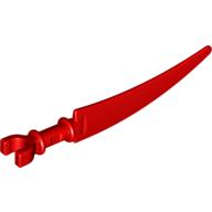 Weapon Sword Scythe Blade with Clip Pommel Red