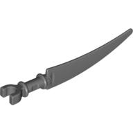 Weapon Sword Scythe Blade with Clip Pommel Dark Bluish Gray