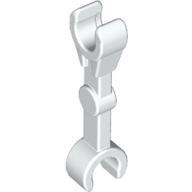 Arm Mechanical Straight (Droid) [2 Clips at 90°] White
