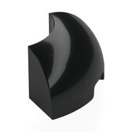 Brick Round Corner 2 × 2 × 1 Black