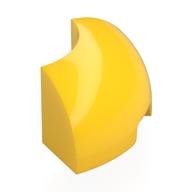 Brick Round Corner 2 × 2 × 1 Yellow