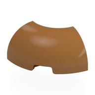 Brick Round Corner 2 × 2 × 1 Medium Nougat