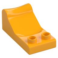 Duplo Car Seat Bright Light Orange