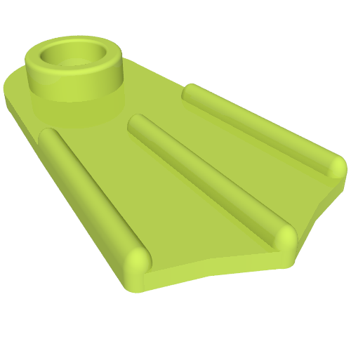 Minifig Footwear Flipper [Thin] Limette