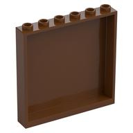 Panel 1 × 6 × 5 Reddish Brown