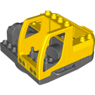 Duplo Digger/ Body, Excavator and Cabin 8 × 8 × 4 Gelb