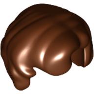Hair Short with Curled Ends Reddish Brown