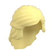 Hair Mid-Length with Braid around Sides Bright Light Yellow