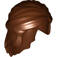 Hair Mid-Length with Braid around Sides Reddish Brown