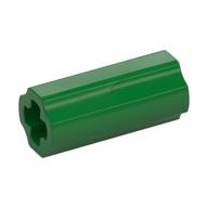 Technic Axle Connector Smooth [with x Hole + Orientation] Grün