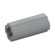 Technic Axle Connector Smooth [with x Hole + Orientation] Hellblaugrau